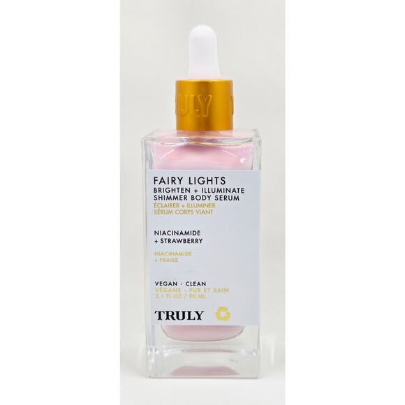 TRULY Beauty Fairy Lights Shimmer Body Serum RARE! Niacinamide + Strawberry - Picture 1 of 3